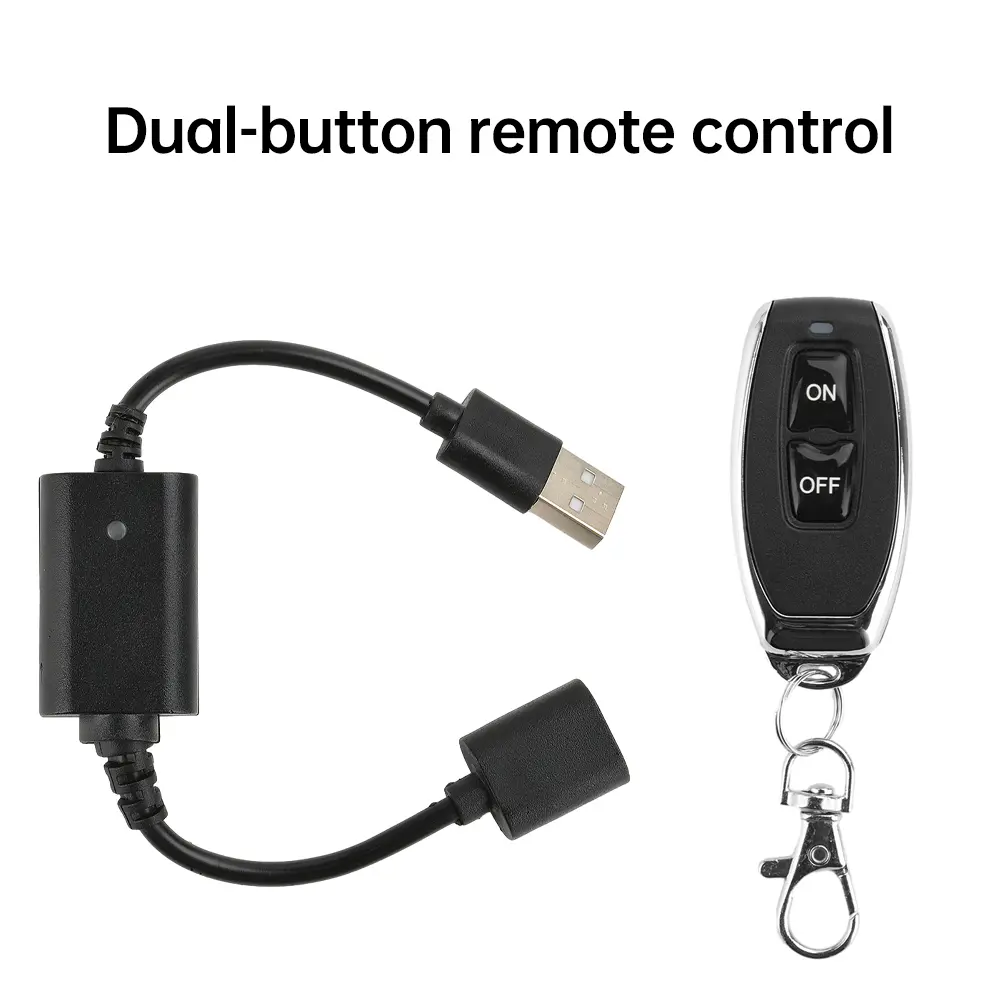 DC 5V 433MHZ Wireless RF Remote Control Switch Driver Power ON OFF For USB LED Light Strip Reading Lamp Light Fan Smart Home