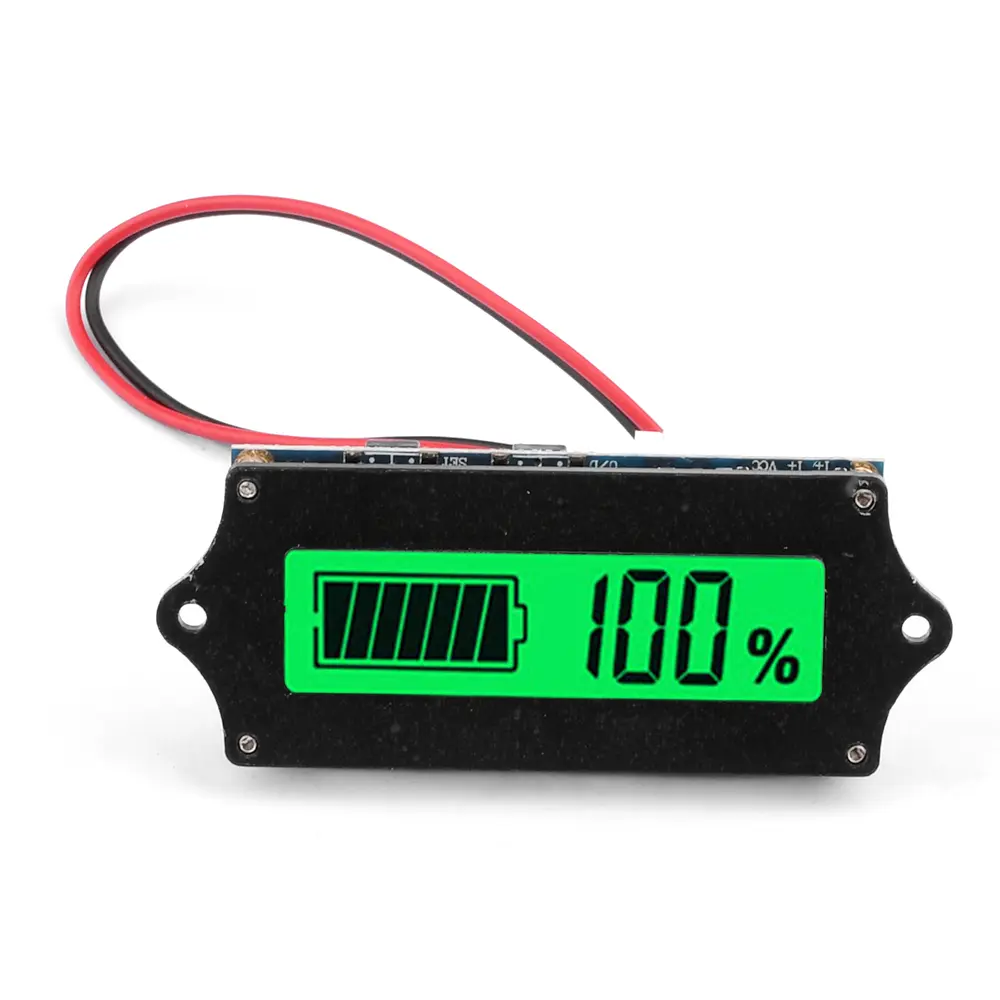 Battery Capacity Indicator 12-72V 3S-20S Lead Acid Lithium Battery Level Tester Meter DC 9-90V Voltmeter Monitor For Motorcycle