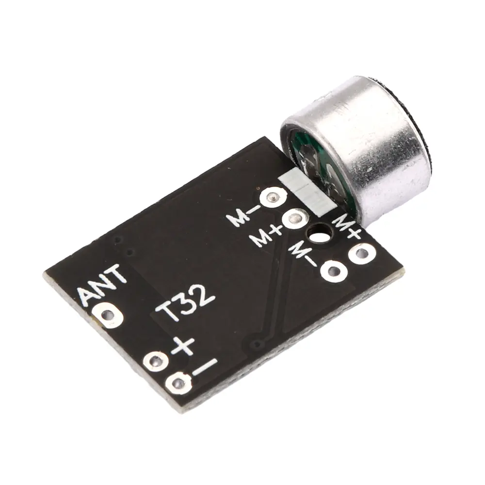 FM Transmitter Pickup Module Wireless Transceiver FM Mini Wireless Microphone MIC Core Board DC2.4-4.3V Module