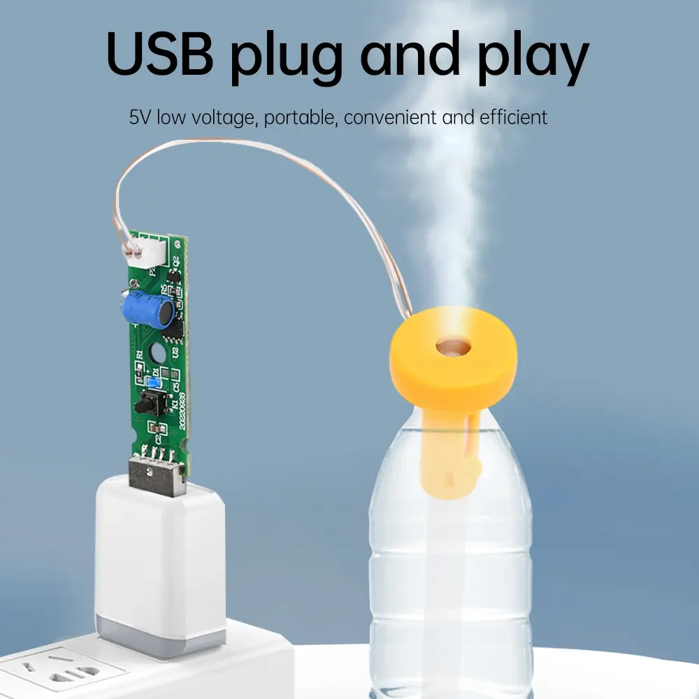 DC 5V USB Humidifier Module DIY Kit Atomizing Humidifier Module Moisturizing Mist Maker Atomize Driver Circuit Board
