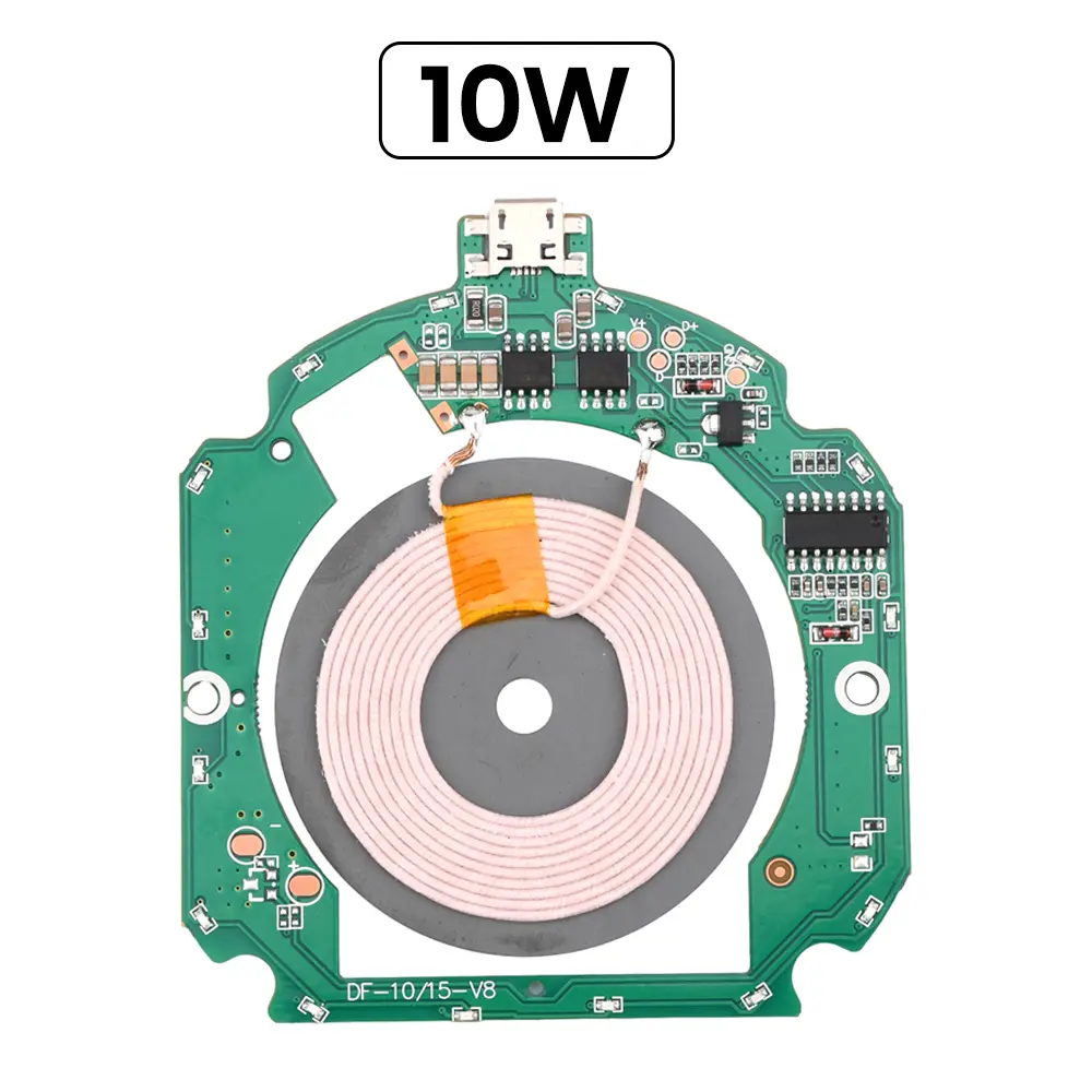 10W 15W High Power Fast Charging Wireless Charger Transmitter Module For QI PCBA Quick Charge Circuit Board 5V 9V 12V