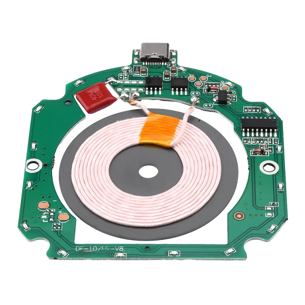 10W 15W High Power Fast Charging Wireless Charger Transmitter Module For QI PCBA Quick Charge Circuit Board 5V 9V 12V