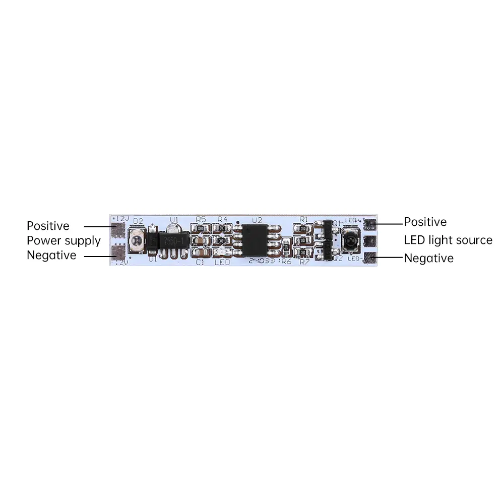 Hand Sweep Motion Sensor Switch Detector DC 12-24V 60W 5A Human Presence Sensor Handwave Dimmer For LED Strip Light Cabinet