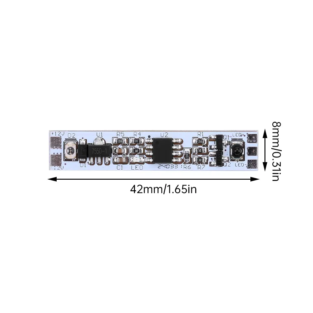 Hand Sweep Motion Sensor Switch Detector DC 12-24V 60W 5A Human Presence Sensor Handwave Dimmer For LED Strip Light Cabinet