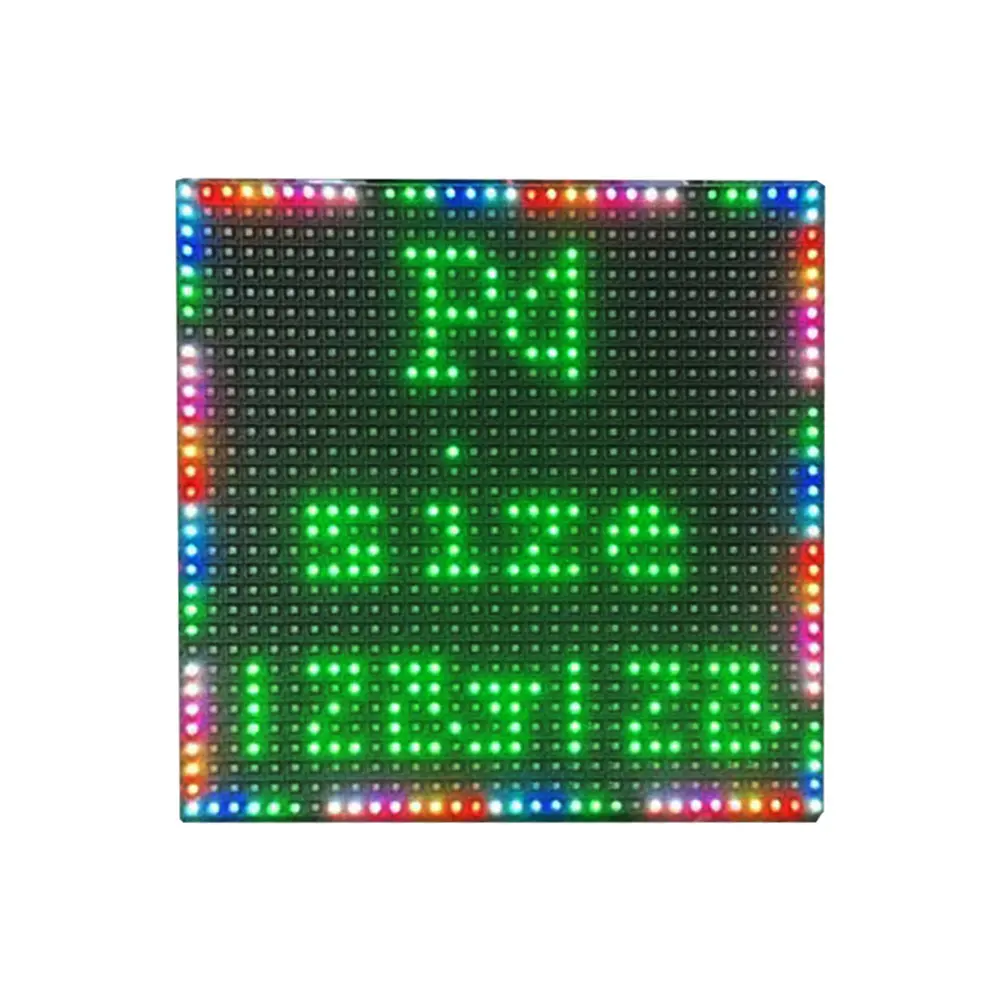 32X32 P4 LED Screen Panel Module HD Indoor Advertising Screen SMD RGB Full-color LED Display Screen 1/16 Scan 128*128MM