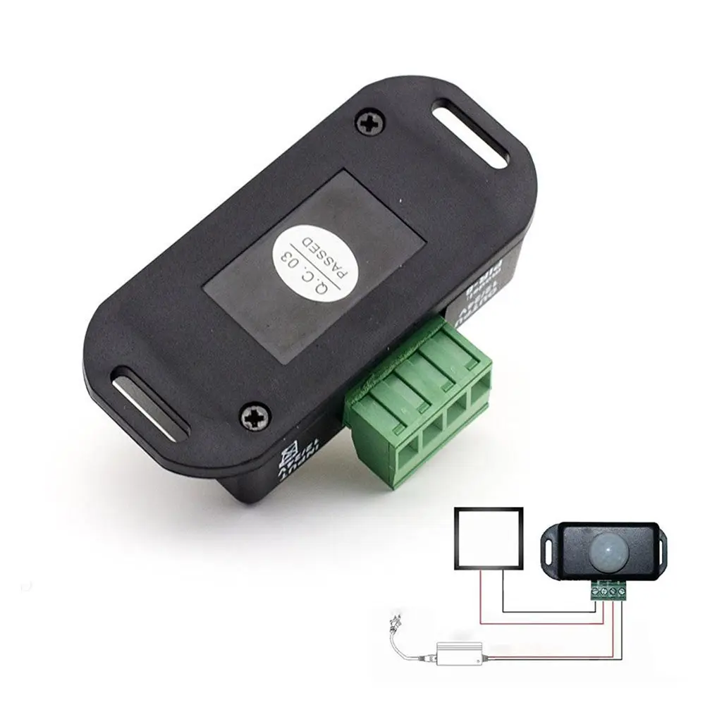 12V 24V PIR Motion Sensor Move Detector Switch Human Presence Detectors IR Infrared Sensing Switch Module for LED Strip Lamp