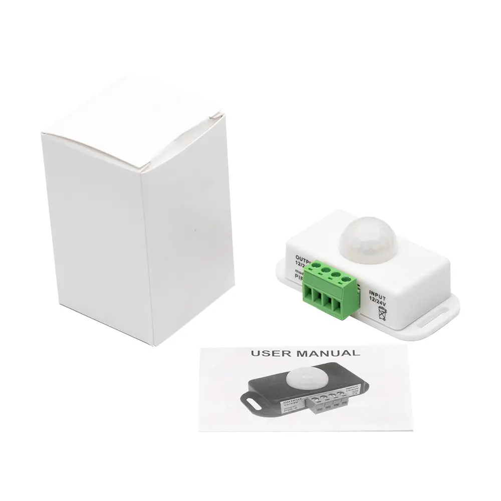 12V 24V PIR Motion Sensor Move Detector Switch Human Presence Detectors IR Infrared Sensing Switch Module for LED Strip Lamp