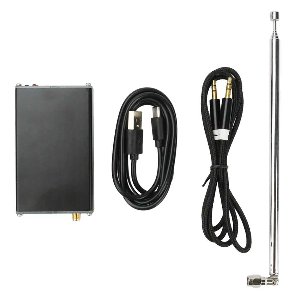 2000M 0.5W FM Transmitter 76-108MHz Digital Display FM Stereo Transmit USB Type-C CAR Radio Broadcast Campus Station Churches