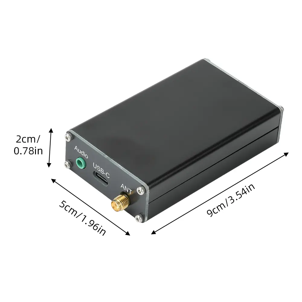 2000M 0.5W FM Transmitter 76-108MHz Digital Display FM Stereo Transmit USB Type-C CAR Radio Broadcast Campus Station Churches