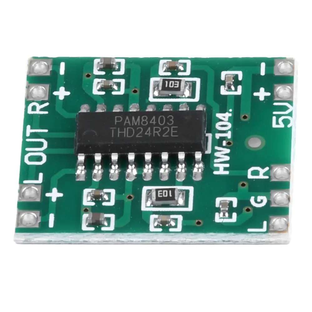 5/10 PCS 2.5V To 5V Mini PAM8403 Power Amplifier Board 2 Channels 3W Class D Audio Speaker Sound Amplifier Board For Arduino