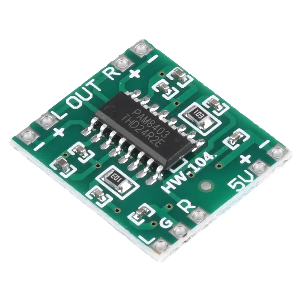 5/10 PCS 2.5V To 5V Mini PAM8403 Power Amplifier Board 2 Channels 3W Class D Audio Speaker Sound Amplifier Board For Arduino