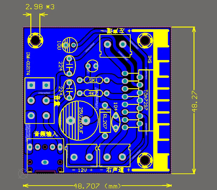 TDA7297 Version B Amplifier Board DC 9-15V 15W*2 Digital Audio Power Amplifier Module Stereo Dual Channel 15W + 15W Amplificador