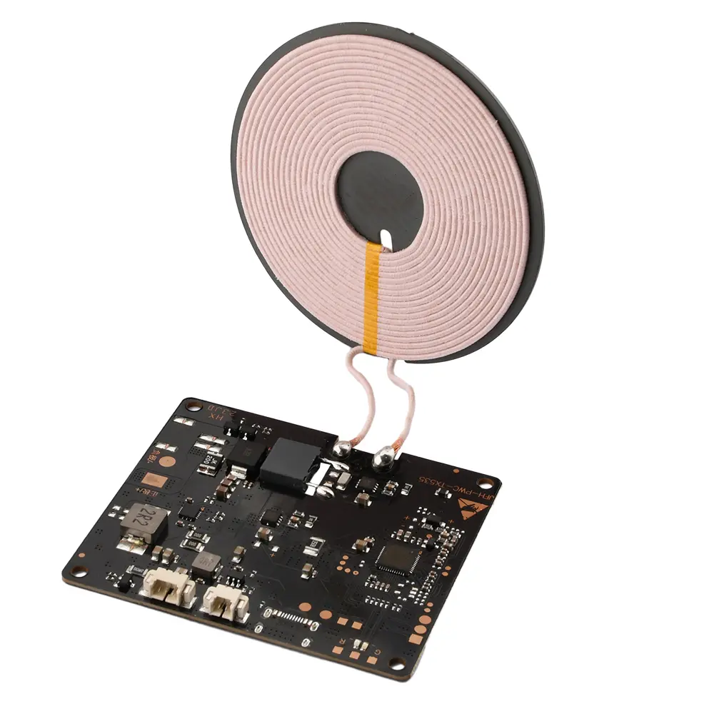 Wireless Charger Module 15W 9-30V Transmitter Module Fast Charging Large Coil Circuit Board DIY Standard Accessories