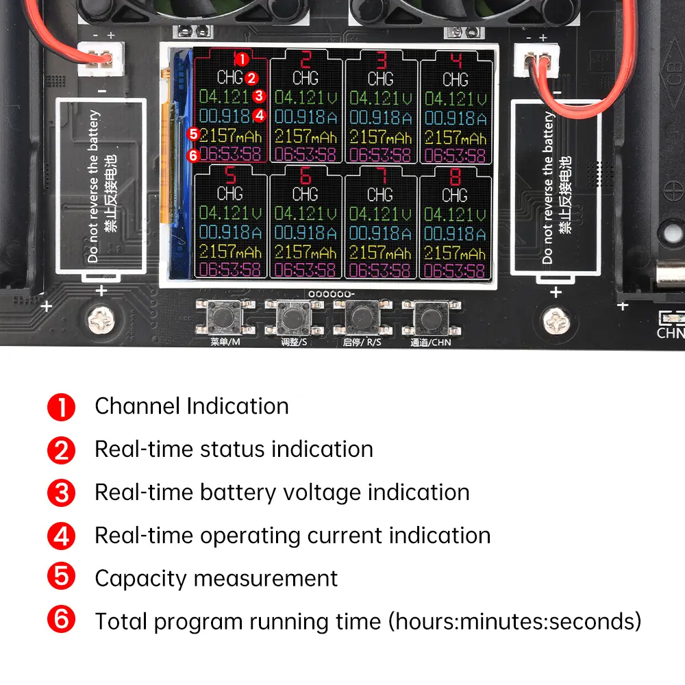 18650 Lithium Battery Capacity Tester Internal Resistance Measuring Module 18650 Battery Tester Digital Battery Power Detector
