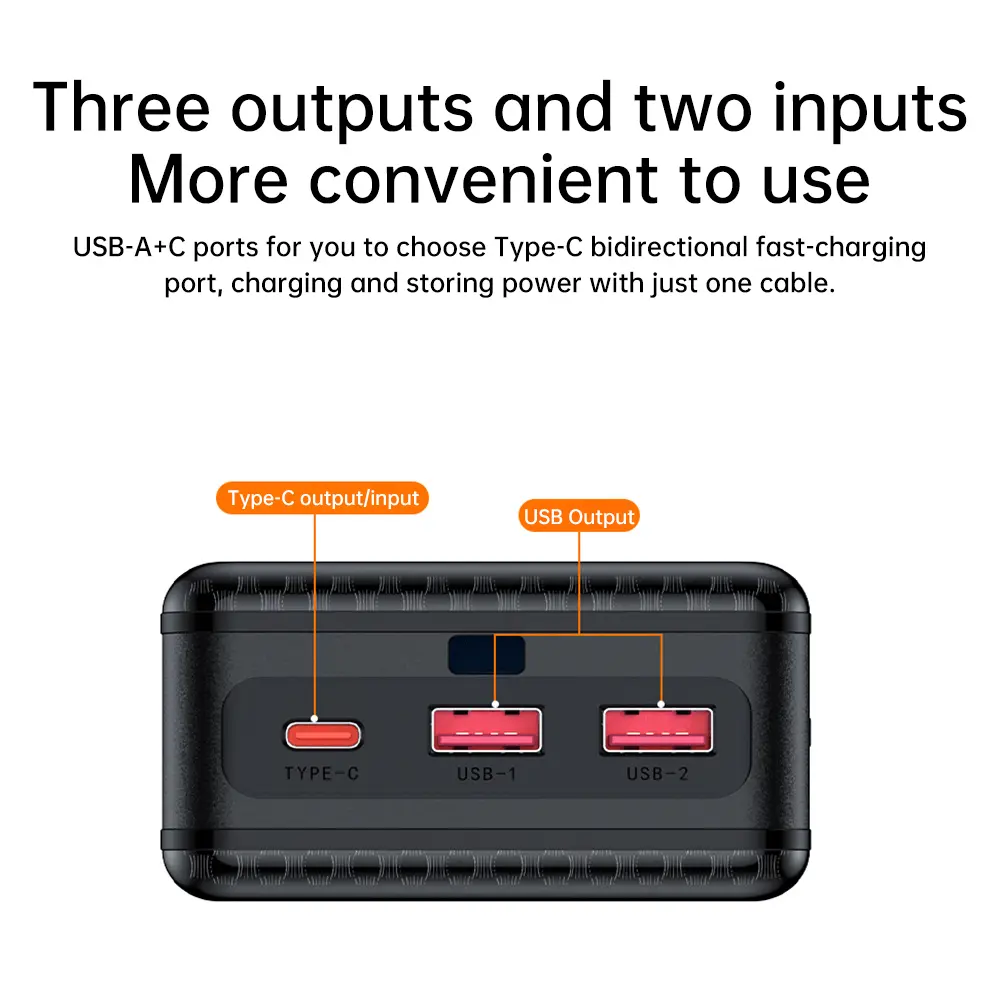 16*18650 20000mAh Power Bank Case 22.5W Fast Charging 15W Wireless Charging Mobile Power Bank Housing Battery Holder For Phone