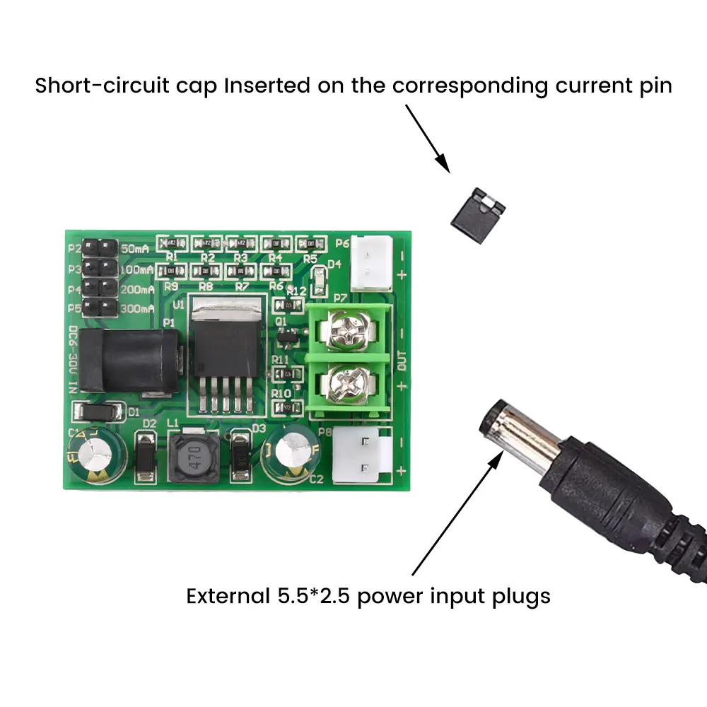 DC 1.2-24V 2.4V 3.6V 12V Ni-Cd Ni-MH NiCd Batteries Charger Module Charging Board 50mA 100mA 200mA 300mA  Constant Current