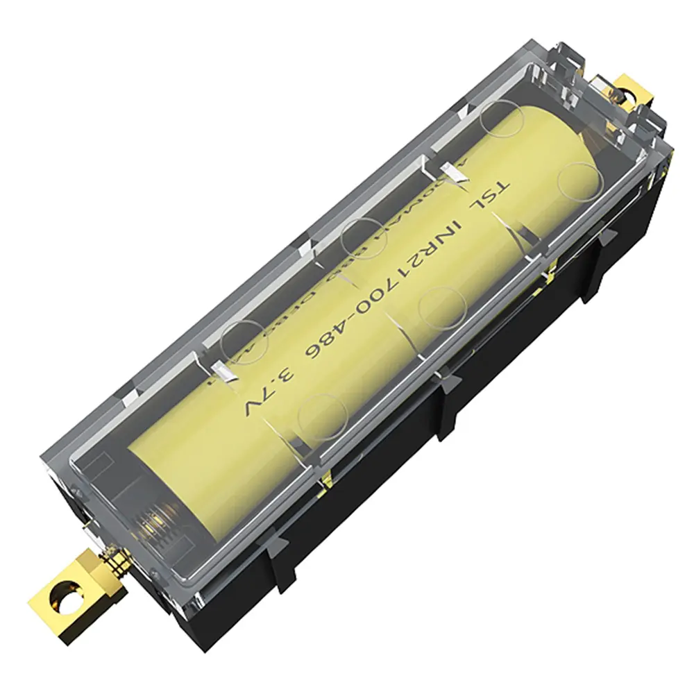 18650 21700 Battery Case Spliceable DIY Battery Box PC ABS Battery Slot 18650/21700 Battery Holder Storage Boxes With Cover