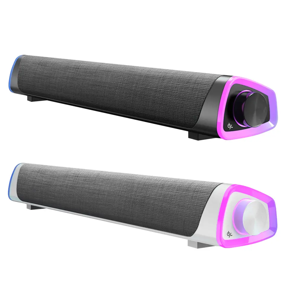 3D Computer Speaker Bar Stereo Sound Subwoofer Bluetooth Dual Speakers Music Player Wired Loudspeaker For Laptop PC Notebook