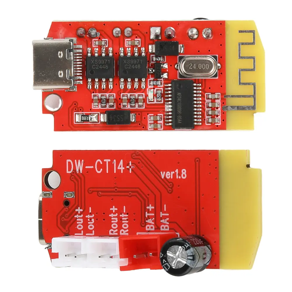 CT14 Stereo Sound Digital Amplifier Board 5W*2 Bluetooth Audio Amplifier AMP Speaker Modification Music Module Home Theater