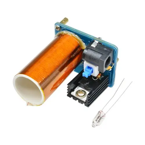BD243 Mini Tesla Coil Kit Magic Props DIY Parts Empty Lights Technology Diy Electronics BD243C DIY Mini Tesla Coil Module