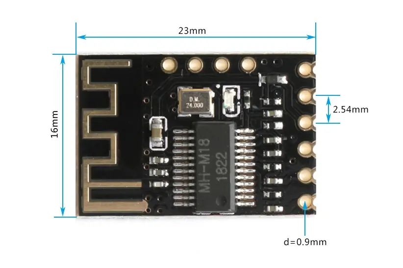 MH-MX18 Wireless Bluetooth Audio Module MP3 Sound Receiver Board BT V5.0 WAV/WMA/FLAC/APE/MP3 Lossless Decoder Module Receivers