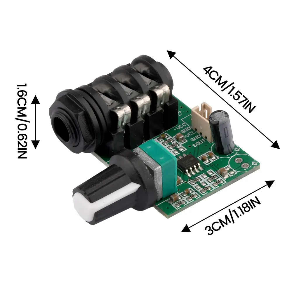 Guitar Instrument Preamplifier Preamp TL072 Op Amp High Impedance Audio Board Pre-amplifier Signal Amplifier Single 12V 24V