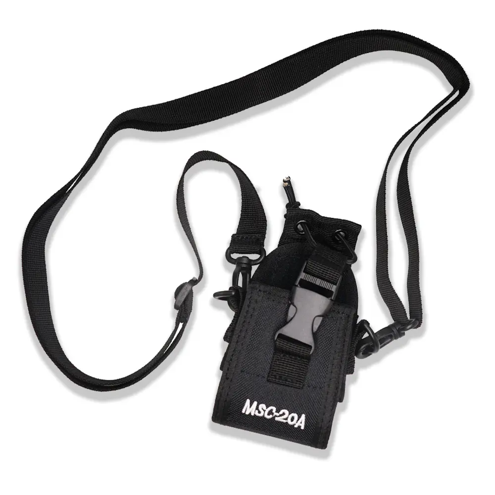 MSC-20A Walkie Talkie Bag Nylon Holster Universal Adjustable Walkie-talkie Protective Cover Interphone Accessories