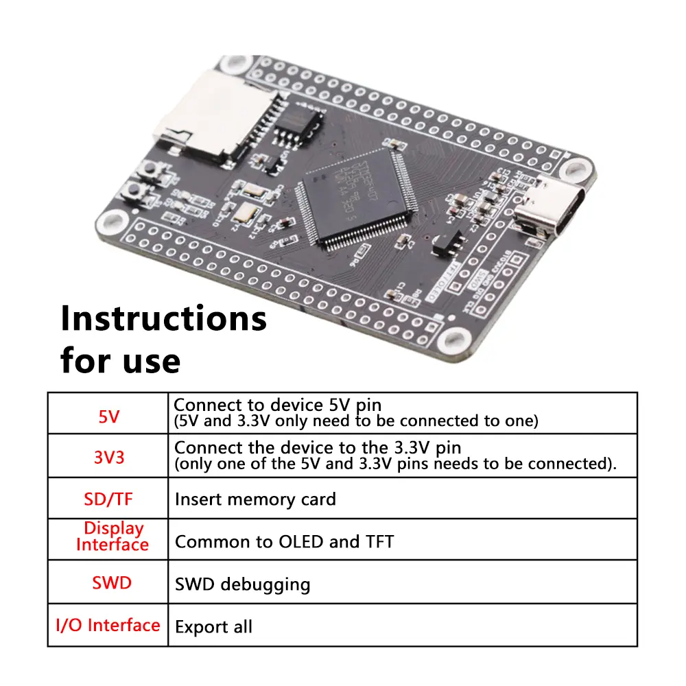 STM32F407VET6 APM32F407VGT6 STM32F407VGT6 Development Board Cortex-M4 Core Board STM32 System Board Microcontroller Learn Board