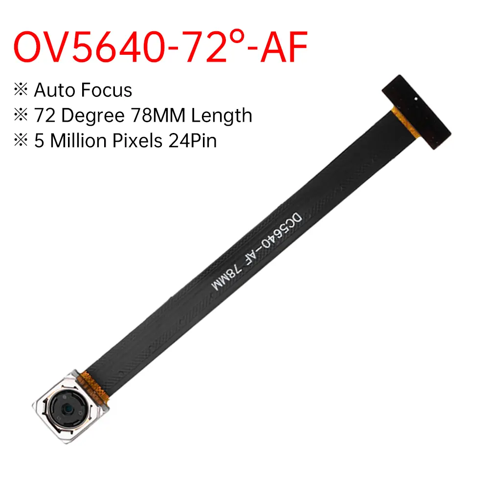OV5640 Camera Module HD 5 Million Pixels 68/72/120/160 Degree Auto Focus Lens For Singlechip Development Board DVP Interface