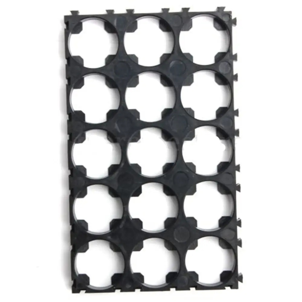 3x5 18650 Lithium Cell Cylindrical Battery Case Holder Batteries Pack Plastic Holder Bracket for Diy Battery Pack