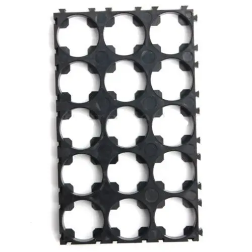 3x5 18650 Lithium Cell Cylindrical Battery Case Holder Batteries Pack Plastic Holder Bracket for Diy Battery Pack