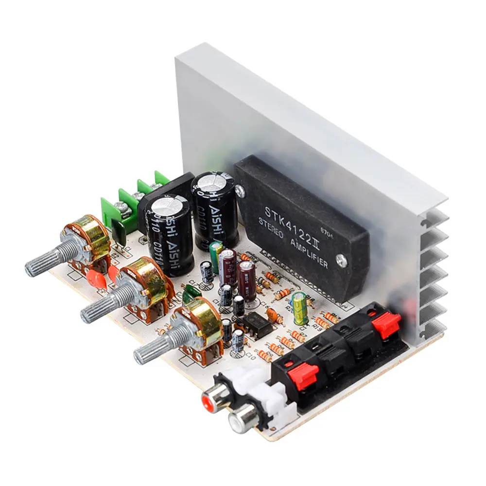 DX-0408 2.0 Channel Power Amplifier Board 50W+50W Stereo Amplifier Board Thick Film Series Digital Audio Power Amplifier Module
