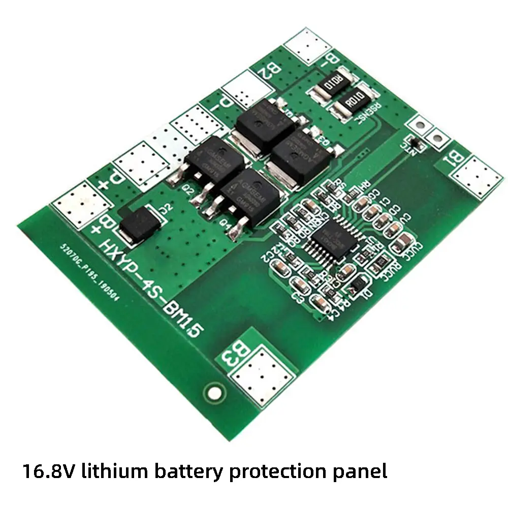 4S 12.8V 14.8V Lithium Iron Phosphate Battery Lithium Battery Protection Board 18650 BMS 14A Limit 20A 3.2V 3.7V