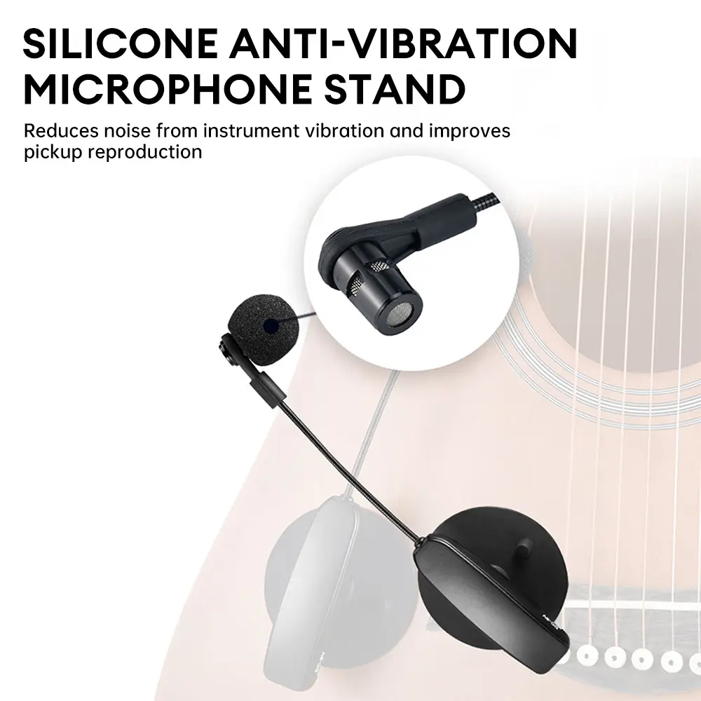 Wireless Microphone For String Instruments Music Instrument Microphones Violin Guitar Pipa Dedicated Mic Speaker Plug and Play