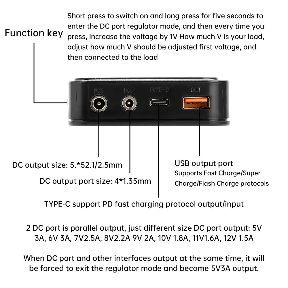 8 Slot 10 Slot DIY Power Bank Case 8/10*18650 Batteries Storage Box PD QC 22.5W Quick Charging Battery Housing Holder