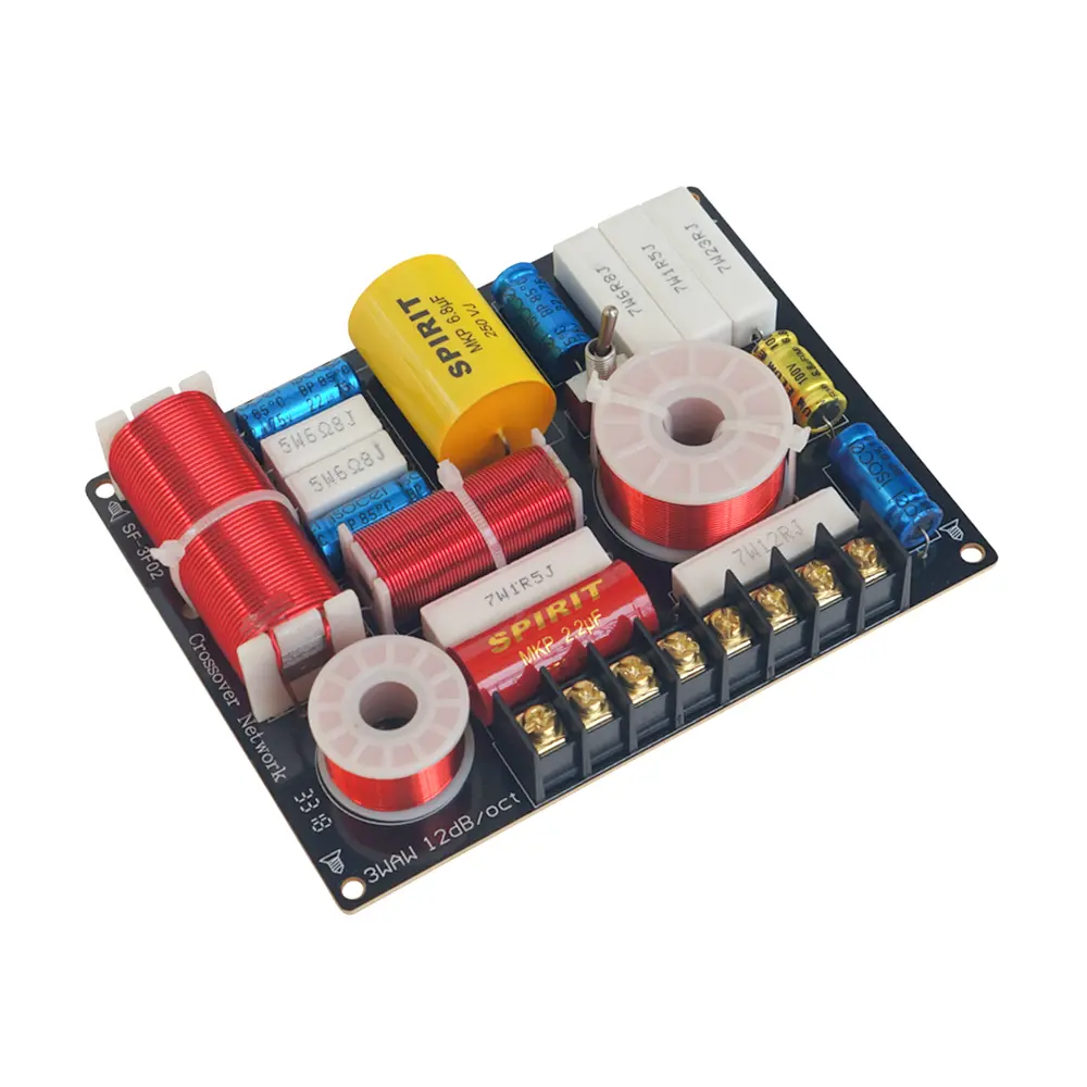 280W 3 Way Audio Speaker Crossover Treble Midrange Bass Independent Filter Frequency Divider for DIY Speaker