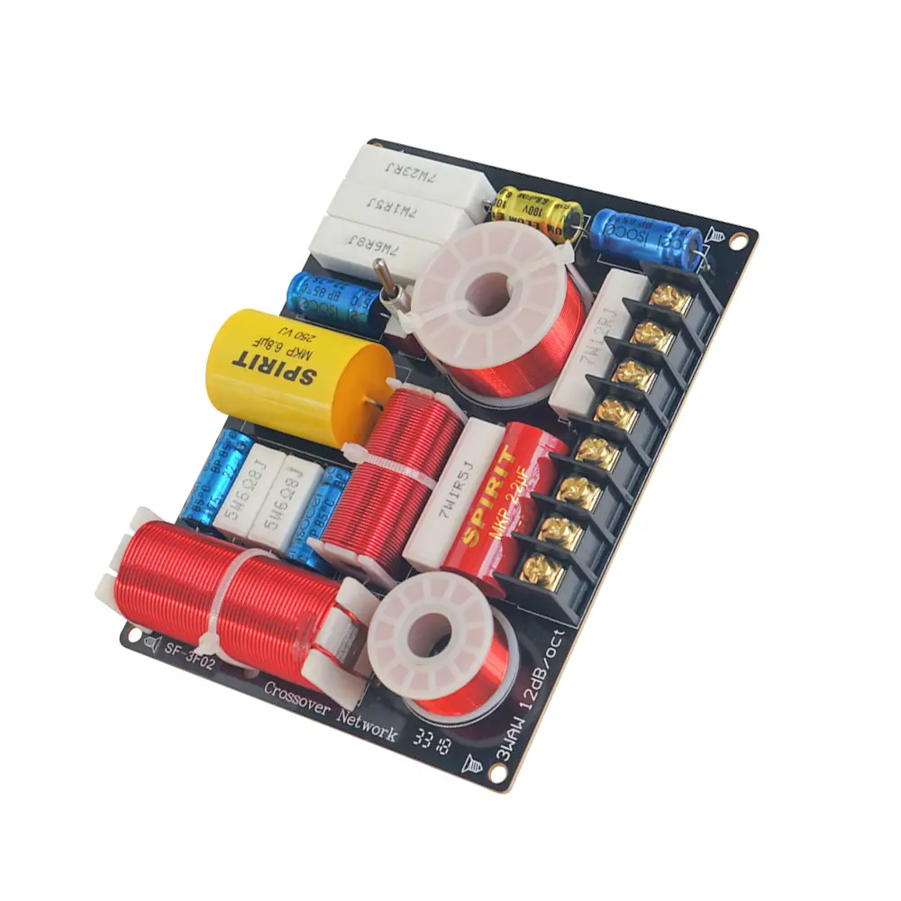 280W 3 Way Audio Speaker Crossover Treble Midrange Bass Independent Filter Frequency Divider for DIY Speaker