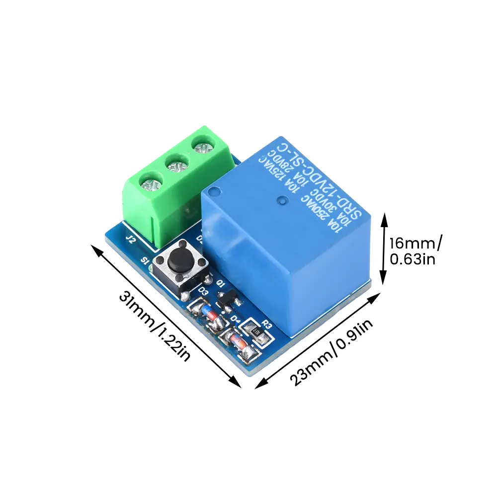 12V Battery Protection Module Lead-acid Battery Protection Board Over-discharge Low Voltage Protection Module