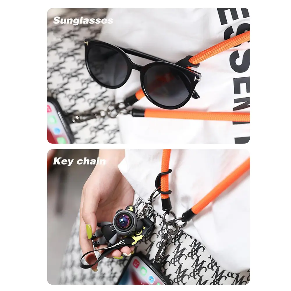 Universal Mobile Phone Lanyard Anti Theft Anti Drop Mobile Phone Rope Adjustable Cellphone Neck Straps For iPhone Samsung Xiaomi