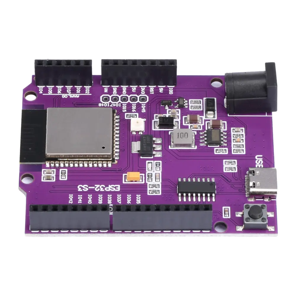 ESP32-S3 ESP32-S3-WROOM-1-N8R2 ESP32-S3-WROOM-1-N16R8 Development Board WiFi Bluetooth For UNO Compatible DevKitC-1 Type-C USB