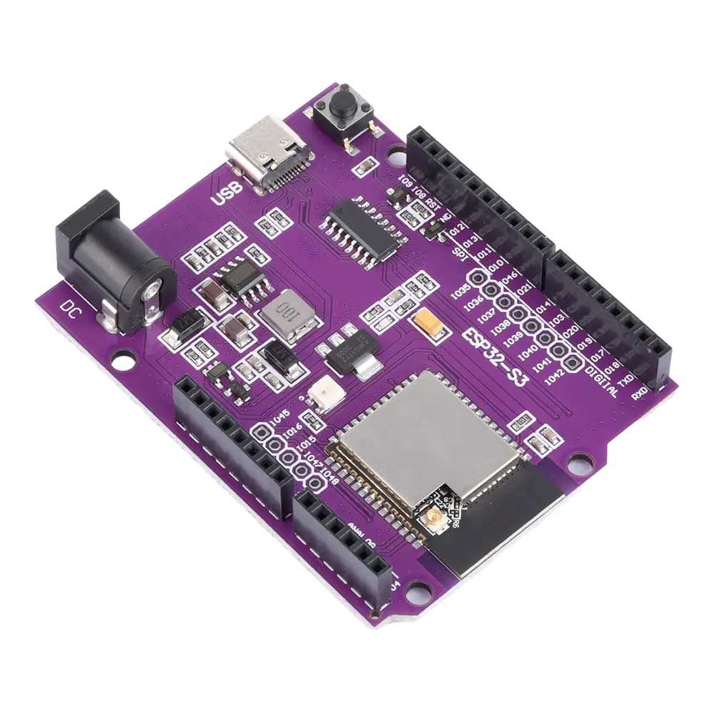 ESP32-S3 ESP32-S3-WROOM-1-N8R2 ESP32-S3-WROOM-1-N16R8 Development Board WiFi Bluetooth For UNO Compatible DevKitC-1 Type-C USB