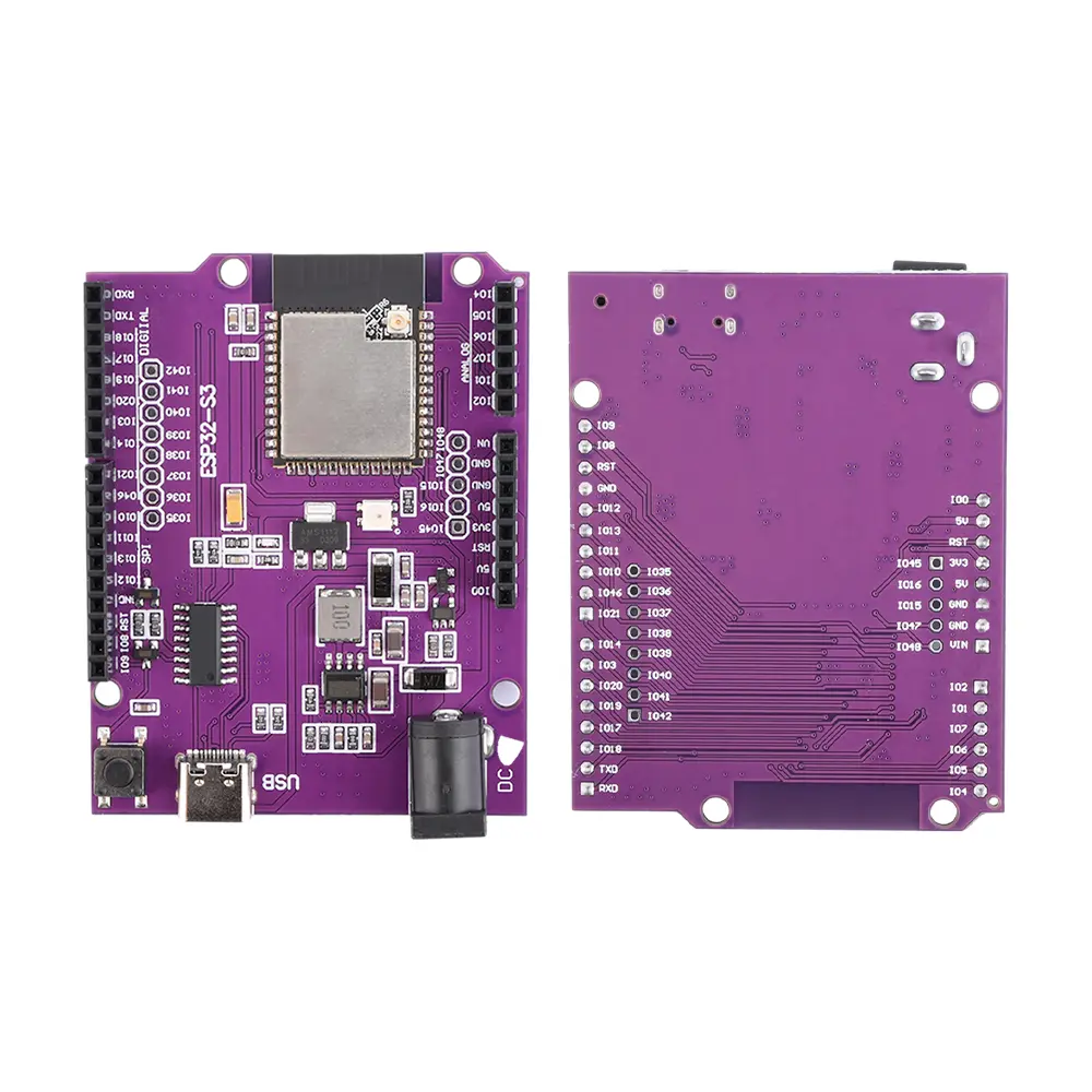 ESP32-S3 ESP32-S3-WROOM-1-N8R2 ESP32-S3-WROOM-1-N16R8 Development Board WiFi Bluetooth For UNO Compatible DevKitC-1 Type-C USB