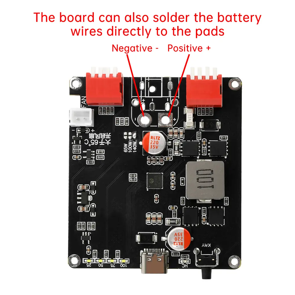 PD3.1 140W Bidirectional Fast Charging Module IP2366 2S 3S 4S 5S 6S 2-6S Lithium Battery Charging Board Li-ion Lifepo4 Charger