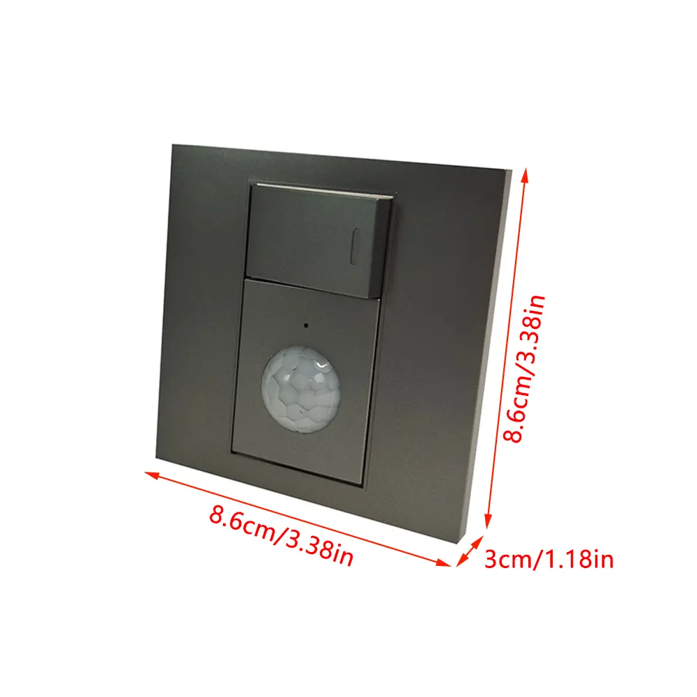 Motion Sensor Human Presence Sensor Switch AC110-240V PIR Infrared Human Body Detector Induction Switch For LED Light Smart Home