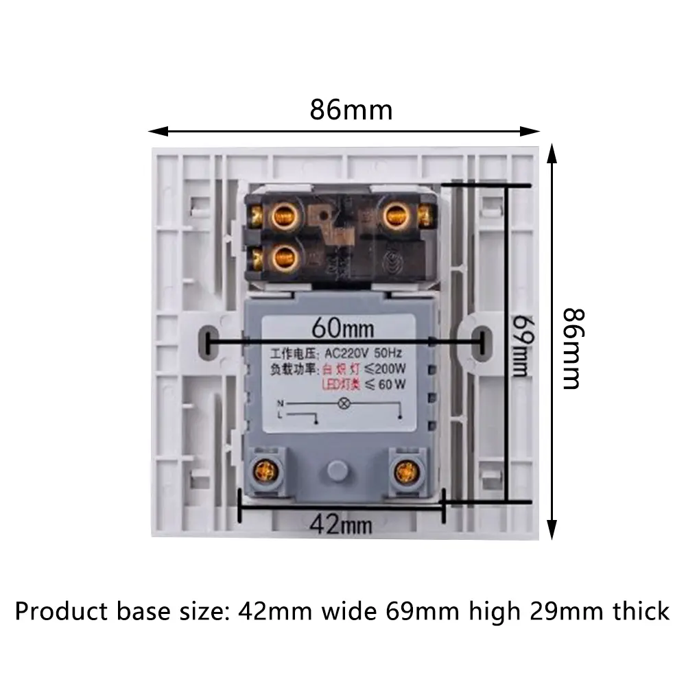 Motion Sensor Human Presence Sensor Switch AC110-240V PIR Infrared Human Body Detector Induction Switch For LED Light Smart Home