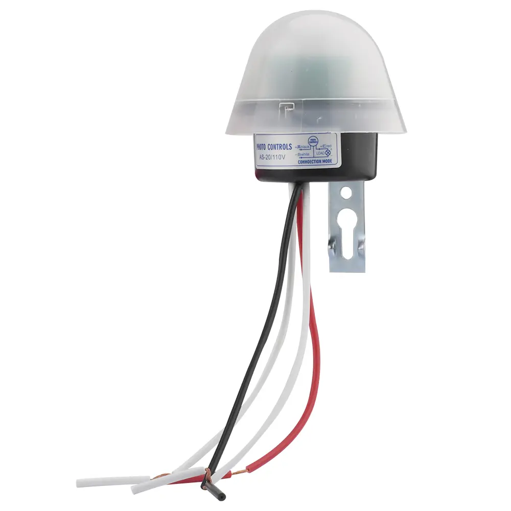 AS-20 12V 24V 110V 220V 10A Waterproof Sensitive Auto Photo Switch On/Off Photocell Street LED Light Switch Sensor Switch Tool