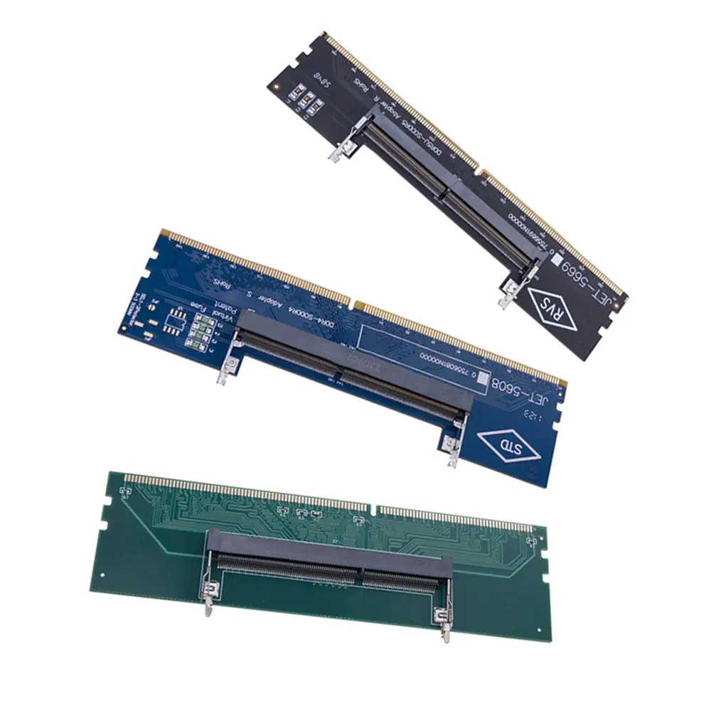DDR3 DDR4 DDR5 Laptop to Desktop Memory Adapter Card Memory RAM Connector Adapter DIMM Card SO-DIMM To PC Computer Converters