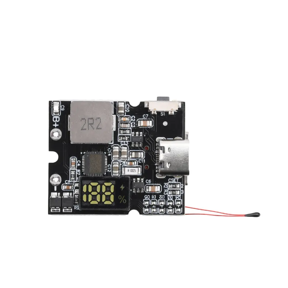 22.5W Full Protocol Bidirectional Fast Charging Mobile Power Module PD/QC DIY Power Bank Circuit Board Type-C USB Digital/Light