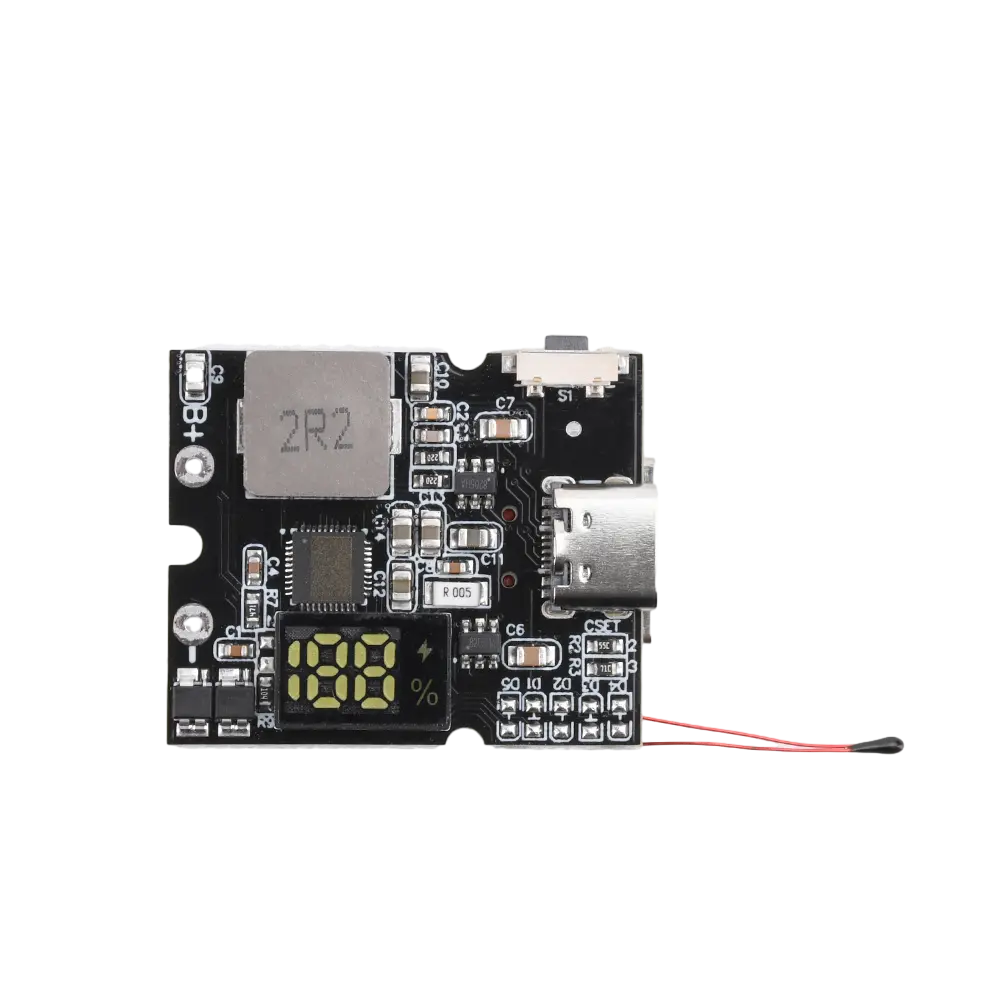 22.5W Full Protocol Bidirectional Fast Charging Mobile Power Module PD/QC DIY Power Bank Circuit Board Type-C USB Digital/Light