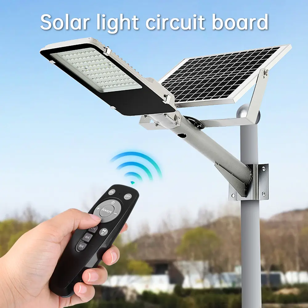40W Radar Human Body Sensing Solar Light Circuit Board Light Controlled Induction Solar Street Lamp Driver Board 3.2V3.7V
